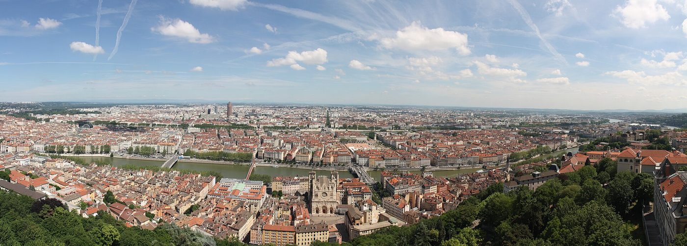 Panorama de Lyon depuis la basilique de Fourvière